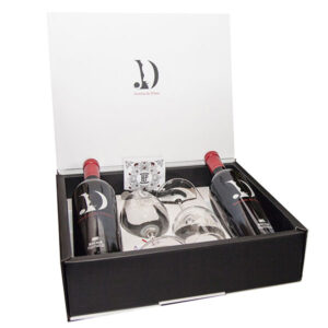 Sonrisa de Diana Bodegas Perica estuche 2 botellas + 2 copas + abridor